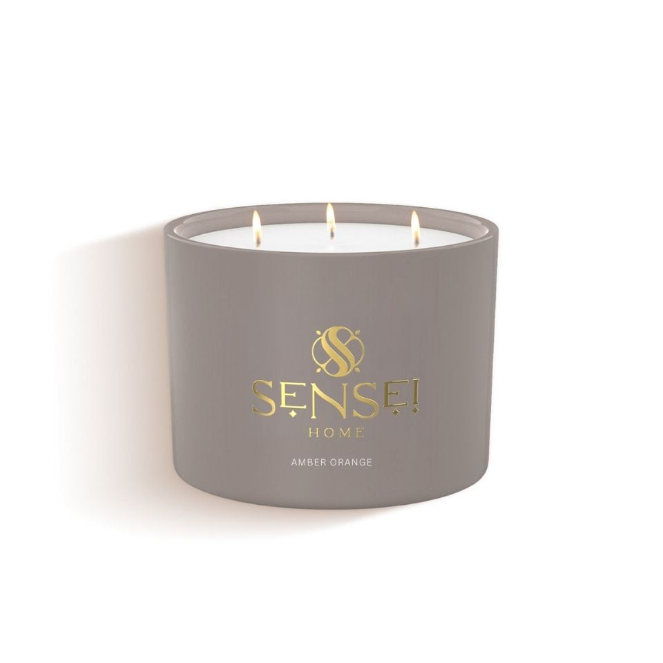 AMBER ORANGE CANDLE